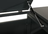 thumbnail of XL 3er-/6er-Mülltonnenverkleidung HWC-E83, Mülltonnenbox, erweiterbar 116x212x98cm ~ anthrazit Stahl, 100kg