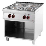 thumbnail of Gasherd Standgerät mit Unterbau Edelstahl 4 Kochstellen 24,5 kw 800x900x900mm