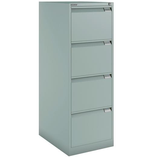 Archivador Bisley BS 4 cajones A4-folio 62cm gris