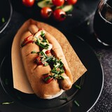 thumbnail of 2000x Papierbeutel braun ohne Druck für Hotdogs 19 x 10 cm