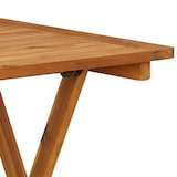thumbnail of Mesa plegable de jardín de madera maciza de acacia 70x70x75 cm
