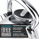 thumbnail of Arendo Wasserkocher 1,7 l, 2200 W, Edelstahl, Retro Style, Vintage, Überhitzungs & Trockenkochschutz, weiß