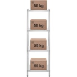 thumbnail of Royal Catering Edelstahlregal - 60 x 60 x 180 cm -  - 200 kg