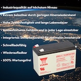 thumbnail of Yuasa Blei-Akku NPW45-12 Pb 12V / 8,5Ah Hochstrom, Faston 6,3