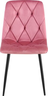 thumbnail of Esszimmerstuhl DOFAR - Samt Rosa 45x55x85 cm | Essstühle Esszimmerstühle Küchenstühle Wohnzimmerstühle