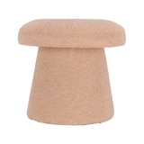 thumbnail of WellHome - Sgabello a forma di fungo "Teddy" beige Ø43x38 cm