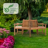 thumbnail of Banco circular para arbol Sonja Teca/200 cm