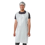 thumbnail of 1000 `WORK-INN/-PS` Latz-Schürzen, LDPE 125 cm x 67,5 cm weiss