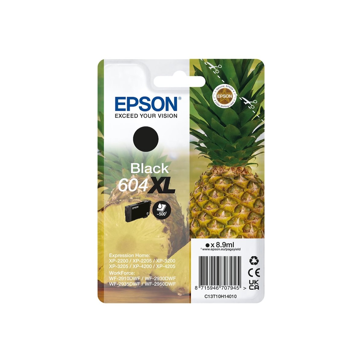 Tinteiro original Epson 604XL preto (C13T10H14010)