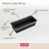 thumbnail of Zenker Antihaft-Backform 30,5 x 11,5 cm Schwarz Metallic