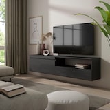 thumbnail of Mueble TV, Televisión, 200x35x45cm, Para TV hasta 80", Colgado, Suspendido, Negro _ 48_27