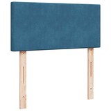 thumbnail of vidaXL Ottoman-Bett mit Matratze & LEDs Dunkelblau 90x200 cm Samt