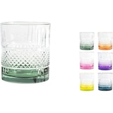 thumbnail of RCR Set 6 Bicchieri Brillante in Vetro Colorato Colori Assortiti 34cl
