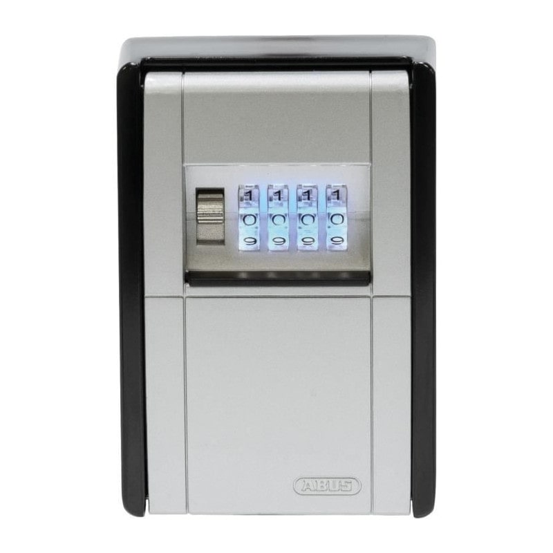 Boîte A Clés Murale - Abus - 787 Led Big Keygarage B - Stockage Jusqu'a 38 Clés - Molettes éclairées - Protection Intempér