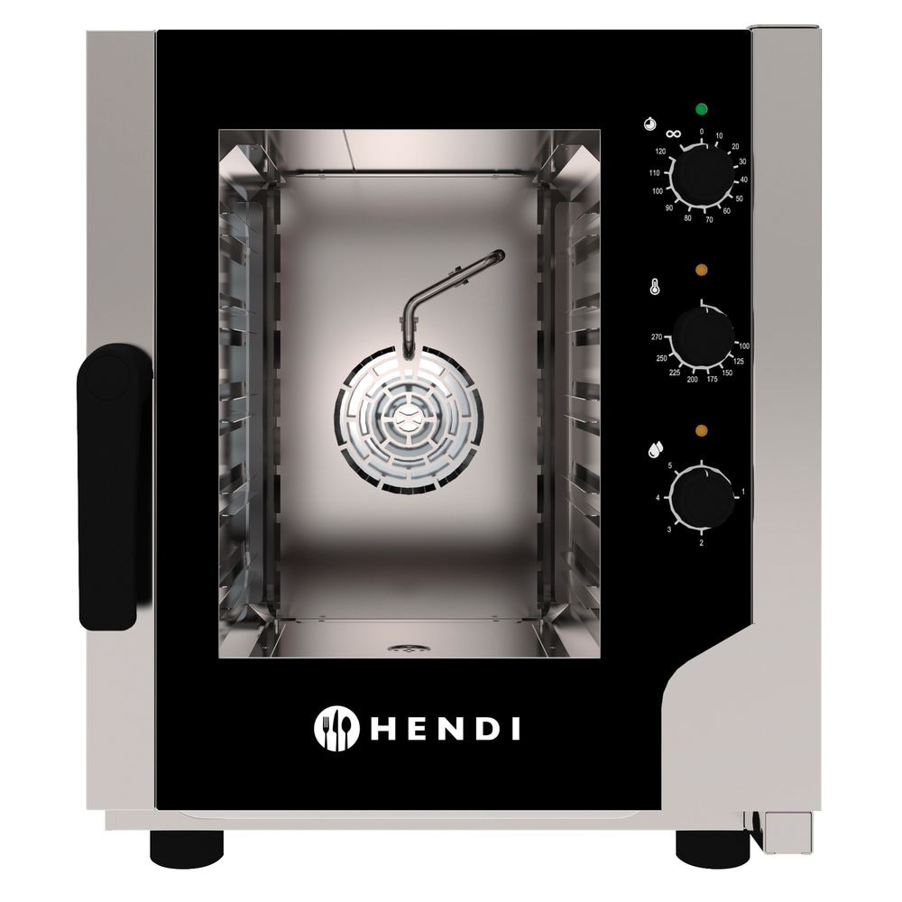 HENDI Four mixte à convection vapeur Snack 5x GN 2/3, 230V/3200W, 550x754x(H)662mm