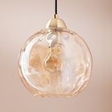 thumbnail of Ledkia Lámpara Colgante Cristal Cornelio Ámbar