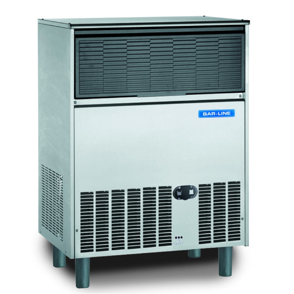 Fabricador de Hielo - Cubo lleno - Scotsman Barline B 9550 WS 96 kg/24h - Refrigeración por agua - Contenedor 50 kg