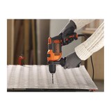 thumbnail of Black & Decker BEH710-QS Bohrmaschine 2800 RPM Schwarz, Orange