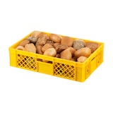 thumbnail of 6 Stück Bäckerkisten / Brotkisten 600 x 400 x 150 mm in gelb