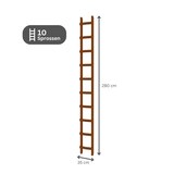 thumbnail of PROREGAL Dachleiter Holz 10 Sprossen