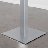 thumbnail of Bistrotisch 70x70 cm | Walnuss | Edelstahl Gestell