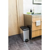 thumbnail of Poubelle Slim - Slim Bin - Curver - 25l - Design Compact - 41 X 27 X 55 Cm - Gris Métallisé
