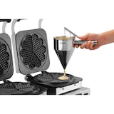 thumbnail of Dubbel digitaal wafelijzer van roestvrij staal, geëmailleerd gietijzer, 4400 W, 220 V - MONO