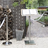 thumbnail of Securit® Menüständer, Set - Knöpfe und elastische Bänder inkl. - Anzeige von Menükarten/Infos nach Wahl