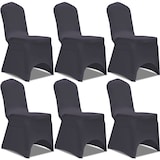 thumbnail of vidaXL Stretch Stuhlbezug 6 Stück Anthrazit