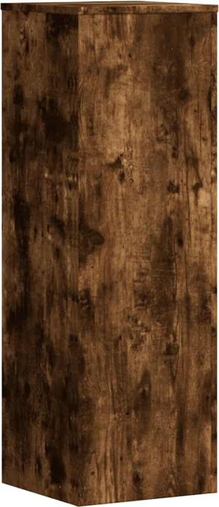 vidaXL Pflanzenständer Räuchereiche 33x33x100 cm Holzwerkstoff