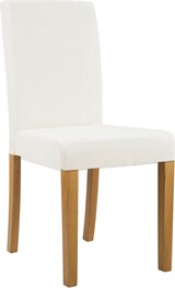 thumbnail of CHEFGASTRO Esszimmerstuhl SANTIAGO Cord antik hell HxBxT 91x41x47cm Cord Creme Küchenstuhl