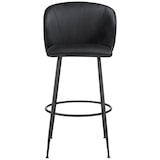 thumbnail of tectake Cadeira de bar Luana, com encosto, aparência de veludo - Conjunto de 2 preto/preto