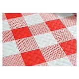 thumbnail of MONOUSO - Voorgesneden papieren tafelkleed rood Checkers 40g 1x1m (400 stuks)