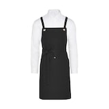 thumbnail of PROVENCE - Crossover Eyelets Bib Apron with Pocket: One Size / Olive