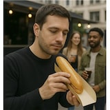 thumbnail of MONOUSO - Vassoio per Baguette Kraft 30x6,1x3,2cm (100 Pezzi)