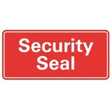 thumbnail of Sicherheitssiegel Security Seal 38x20 mm rot VE=6x200 Stück