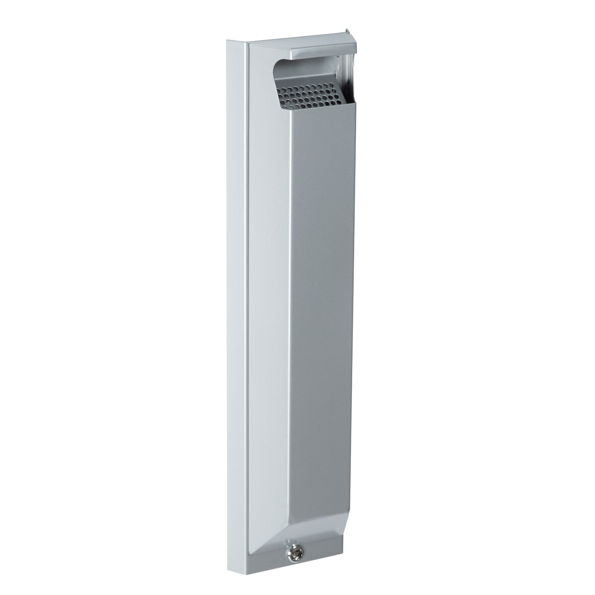 ROSSIGNOL Cendrier mural 3L avec serrure ARKEA gris métal