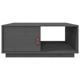 thumbnail of vidaXL Couchtisch Grau 80x50x35,5 cm Massivholz Kiefer
