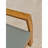 thumbnail of Salon bas de jardin 4 places en bois d'acacia, coussins vert olive - ARACAJU