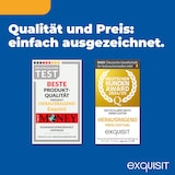thumbnail of Exquisit Mikrowelle 20L, 1000 Watt Grill, 700 Watt, 25,5cm Drehteller, 5 Leistungsstufen, Timer, Auftaufunktion, 2 Drehregler, MW 802G schwarz
