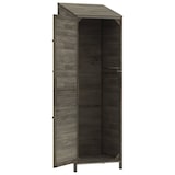 thumbnail of Remise de jardin Anthracite 55x52x174,5 cm Bois de sapin solide Modèle Vega Line Plus