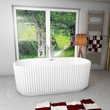 thumbnail of AcquaVapore freistehende Badewanne Wanne Acryl F08 170x80cm mit Armatur AF03