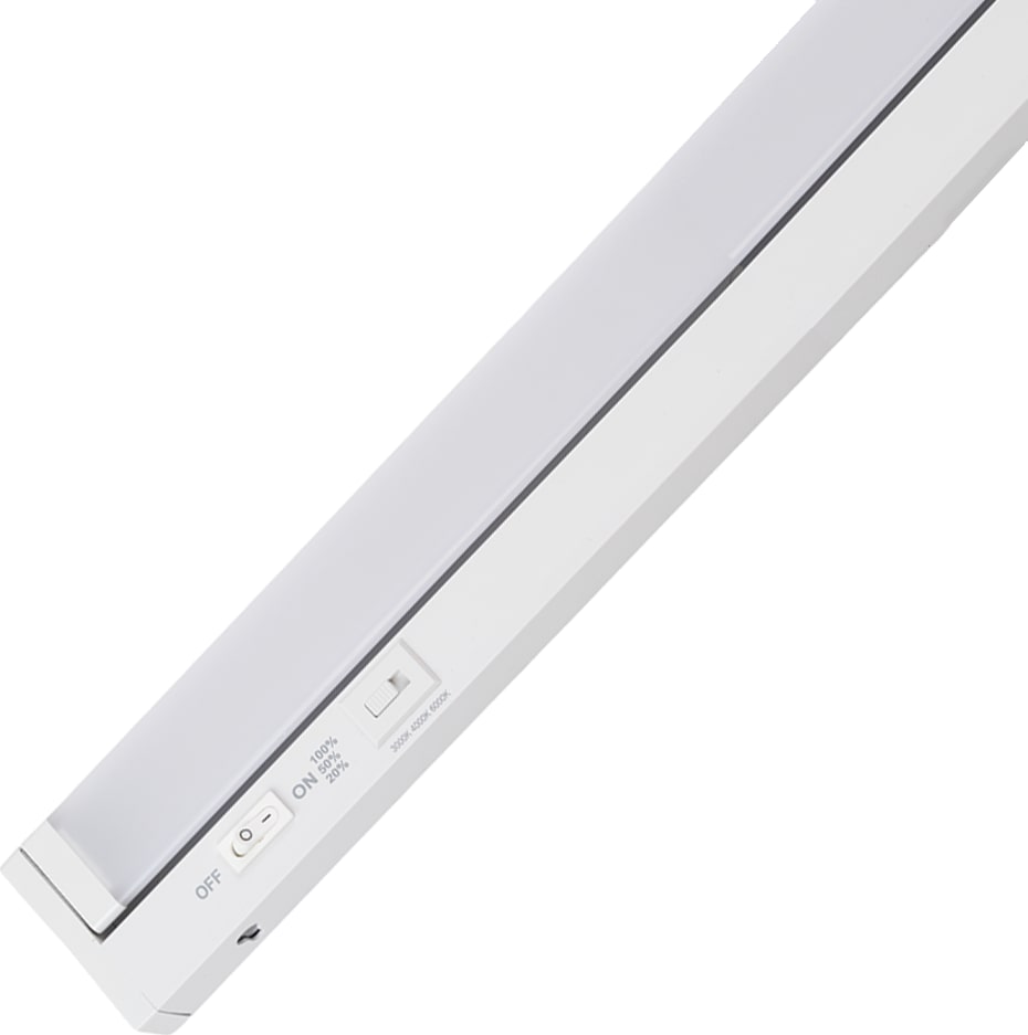 LUXULA LED Unterbauleuchte LX300322 12 W 2700 K, 4000 K, 6000 K einstellbar in warm-, neutral- und kaltweiß (CCT)