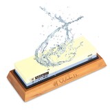 thumbnail of Wakoli Schleifstein 1000er und 4000er Körnung (beidseitig) I Messerschärfer - Wetzstein zum Schärfen von Damast- und Stahl Messern I Abziehstein mit