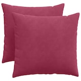 thumbnail of vidaXL Sofakissen 2 pcs Weinrot 50 x 50 cm Cordstoff