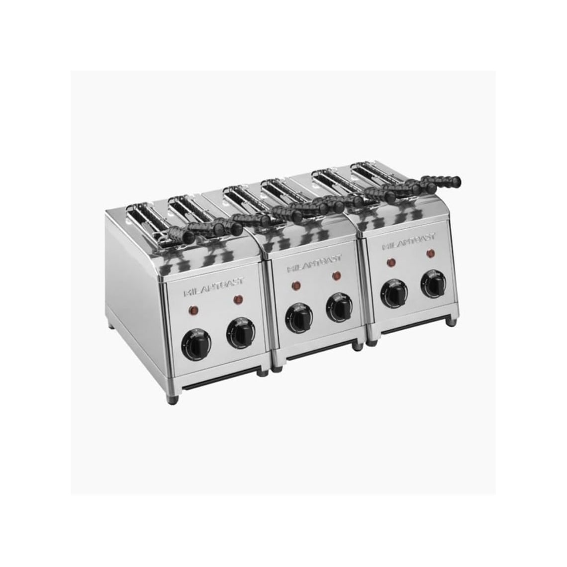 MilanToast – Toaster mit 6 Edelstahlzangen, 220–240 V, 50/60 Hz, 3,66 kW