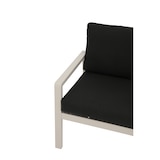 thumbnail of Tarrington House Conjunto muebles de exterior Picton de 4 piezas, acero, 2 sillones individuales, 1 sofá de 3 plazas, 1 mesa de centro, antracita