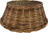 thumbnail of Weihnachtsbaumkorb aus Rattan - ø 65 x 26 cm - Weihnachtsbaumhülle - Bronze