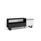 thumbnail of Wohnzimmer-TV-Schrank, Viel Stauraum, 150x35x57cm, Für TV-Geräte bis 65“, Industriedesign, Moderner Stil, Schwarz und weiß _ 55_2