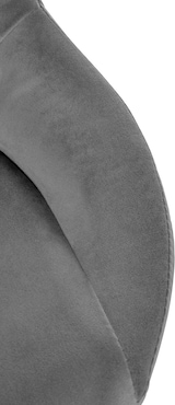 thumbnail of Barhocker Milet Samt dunkelgrau/schwarz